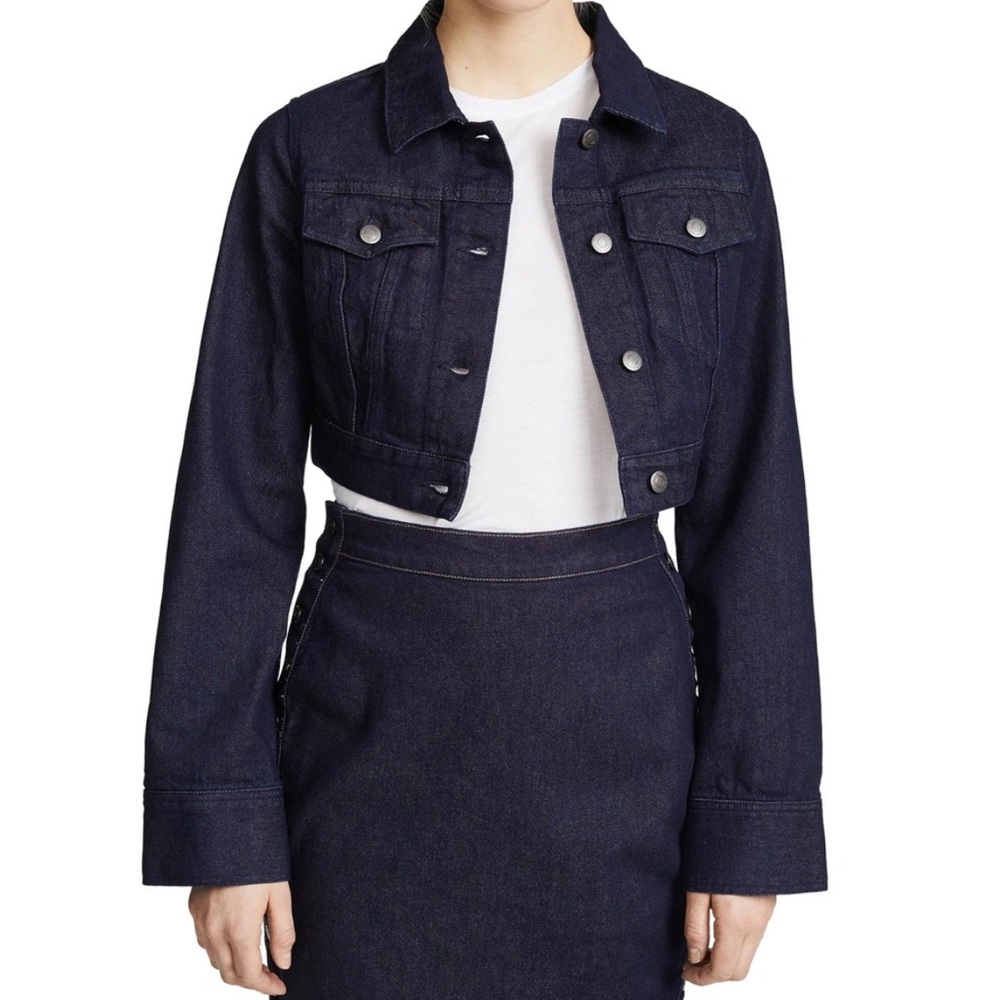 Susana Monaco Cropped Denim Jacket.